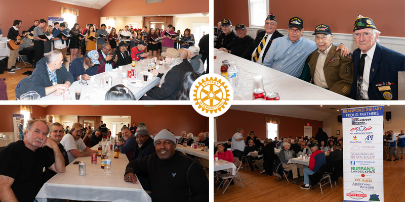 Veterans at luncheon